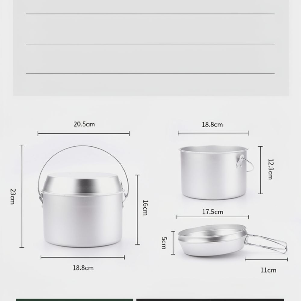 Outdoor Camping Cookware Set F - огляд і ціна Camping Cooking Dining Set