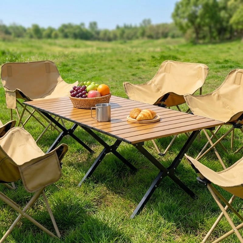 Portable Foldable Egg Roll Tab - огляд і ціна Camping Cooking Table