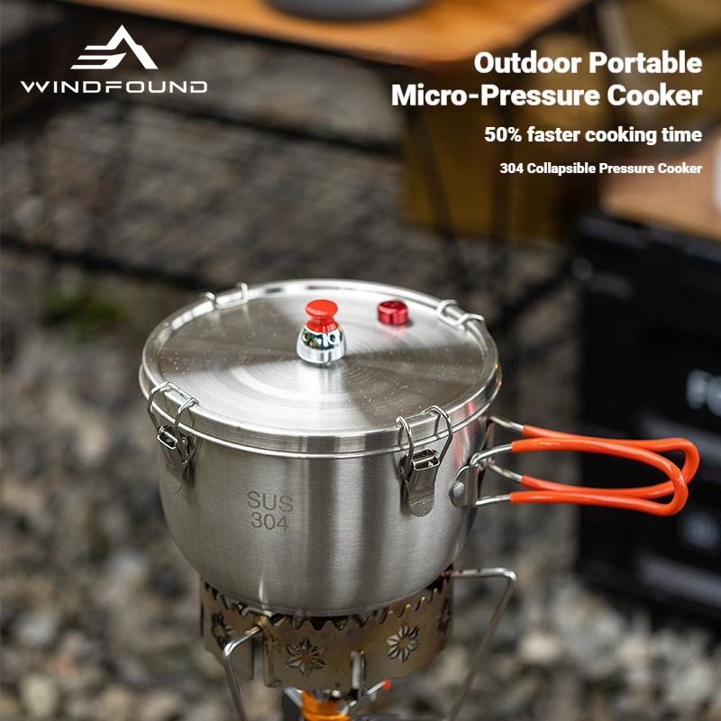 Outdoor Stainless Steel Pressu - огляд і ціна Camping Hiking Cooking